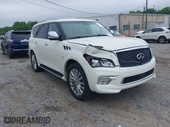 2016 Infiniti QX80 with VIN JN8AZ2NE1G9125934, listed as a IAAI auction lot 42475776 with 148,796 mi miles and . Bid and sale history available at DreamBid. Image 1.