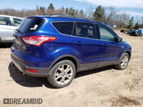 2013 Ford Escape SEL with VIN 1FMCU9H90DUB53898, listed as a Copart auction lot 55803535 with 143,332 mi miles and Clean Title. Bid and sale history available at DreamBid. Image 3.