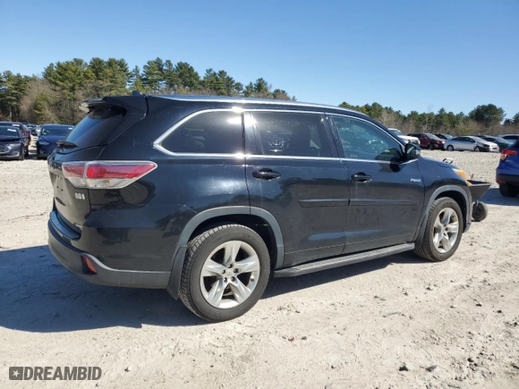 2014 Toyota Highlander Hybrid Limited with VIN 5TDDCRFH2ES006624, listed as a Copart auction lot 49738285 with 126,881 mi miles and Clean Title. Bid and sale history available at carsss.com. Image 3.