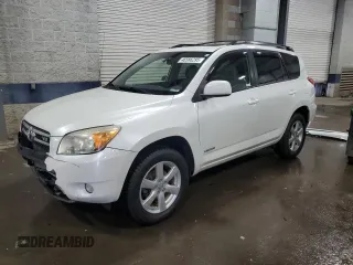 2007 Toyota RAV4 Limited with VIN JTMBK31V475024121, listed as a Copart auction lot 46586295 with 180,863 mi miles and Salvage Title. Bid and sale history available at carsss.com. Image 1.