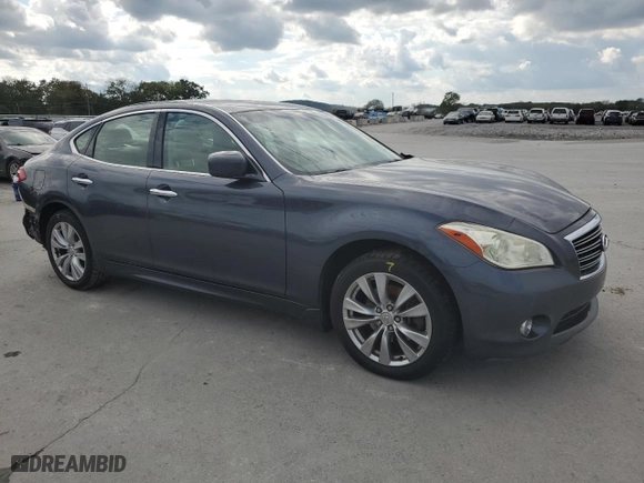 2011 Infiniti M37 with VIN JN1BY1AR4BM370340, listed as a Copart auction lot 73940974 with 269,260 mi miles and Salvage Title. Bid and sale history available at carsss.com. Image 4.