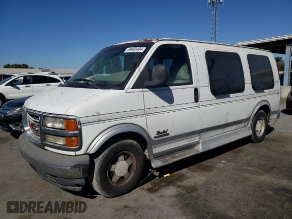 2000 GMC Savana Cargo Van YF7 with VIN 1GDFG15R6Y1230985, listed as a Copart auction lot 69868404 with 0 mi miles and Non Repairable. Bid and sale history available at carsss.com. Image 1.