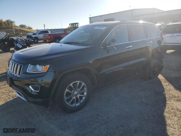2015 Jeep Grand Cherokee Limited with VIN 1C4RJFBG5FC955000, listed as a Copart auction lot 76796674 with 122,156 mi miles and Clean Title. Bid and sale history available at carsss.com. Image 1.