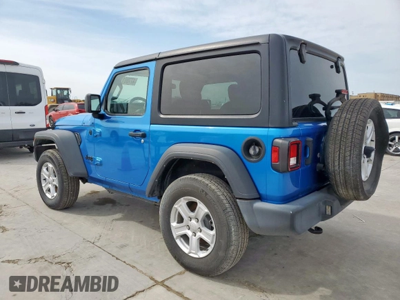 2021 Jeep Wrangler Sport S with VIN 1C4GJXAN0MW790739, listed as a Copart auction lot 47780115 with Not Provided miles and Salvage Title. Bid and sale history available at DreamBid. Image 2.