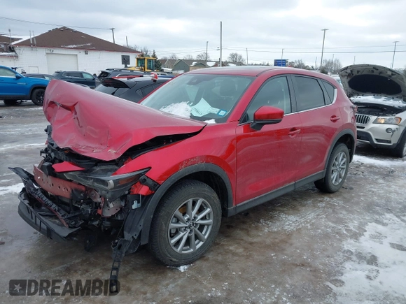 2022 Mazda CX-5 2.5 S Preferred Package with VIN JM3KFBCM7N0548741, listed as a IAAI auction lot 41580441 with 14,431 mi miles. Bid and sale history available at carsss.com. Image 18.