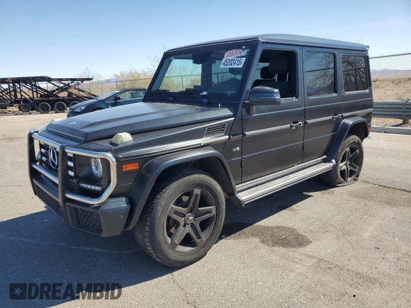 2017 Mercedes-Benz G 550 with VIN WDCYC3KF6HX278122, listed as a Copart auction lot 45202415 with 66,555 mi miles and Salvage title. Bid and sale history available at DreamBid. Image 1.