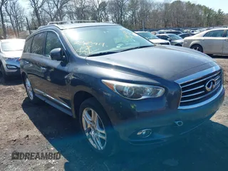 2014 Infiniti QX60 with VIN 5N1AL0MM7EC501977, listed as a IAAI auction lot 41942891 with Not Provided miles. Bid and sale history available at carsss.com. Image 1.