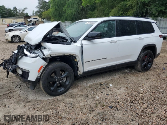 2023 Jeep Grand Cherokee Limited z VIN 1C4RJKBG7P8736049, wystawiony jako Copart lot #57959355 z przebiegiem 52 516 mil mil oraz Szkoda całkowita • Salvage title. Historia ofert i sprzedaży dostępna na DreamBid. Obrazek 1.