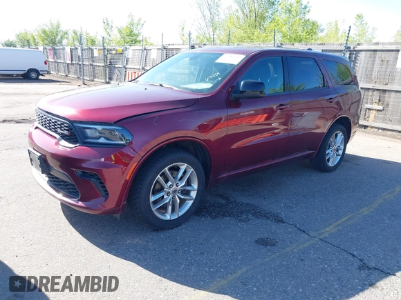 2023 Dodge Durango GT with VIN 1C4RDJDG5PC617489, listed as a IAAI auction lot 42084530 with 70,659 mi miles and . Bid and sale history available at DreamBid. Image 17.