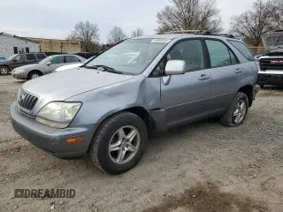 2001 Lexus RX 300 with VIN JTJHF10U510206858, listed as a Copart auction lot 80909304 with 219,722 mi miles and Salvage Title. Bid and sale history available at carsss.com. Image 1.
