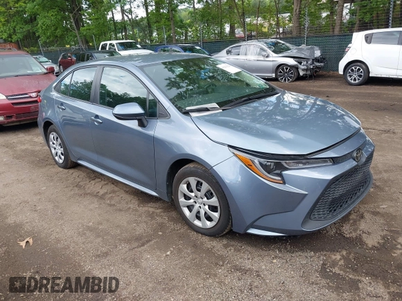 2021 Toyota Corolla LE with VIN 5YFEPMAE3MP209960, listed as a IAAI auction lot 42233229 with 55,288 mi miles and . Bid and sale history available at DreamBid. Image 1.