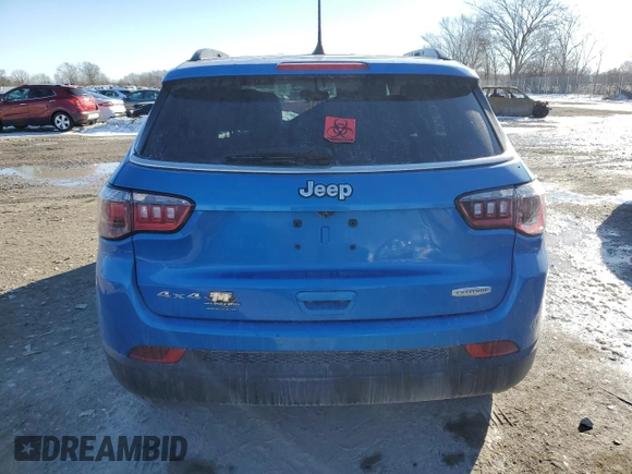 2021 Jeep Compass Latitude z VIN 3C4NJDBB5MT507557, wystawiony jako Copart lot #88755955 z przebiegiem 46 134 mil mil oraz Nie do naprawy • Non repairable. Historia ofert i sprzedaży dostępna na DreamBid. Obrazek 6.