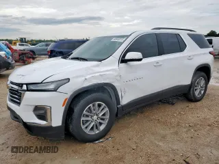 2022 Chevrolet Traverse LT Cloth z VIN 1GNERGKW1NJ188428, wystawiony jako Copart lot #60849315 z przebiegiem 24 246 mil mil oraz Szkoda całkowita • Salvage title. Historia ofert i sprzedaży dostępna na DreamBid. Obrazek 1.