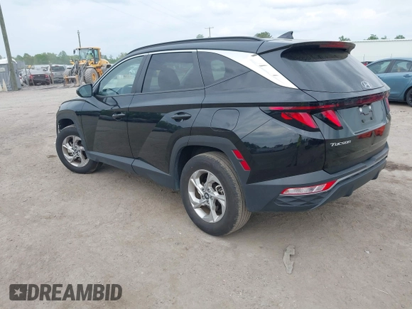 2024 Hyundai Tucson SEL with VIN 5NMJBCDE0RH297158, listed as a IAAI auction lot 42135540 with 39,015 mi miles. Bid and sale history available at carsss.com. Image 3.