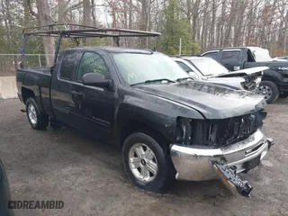 2012 Chevrolet Silverado 1500 LT with VIN 1GCRKSE71CZ214319, listed as a IAAI auction lot 41734419 with 129,862 mi miles. Bid and sale history available at carsss.com. Image 1.