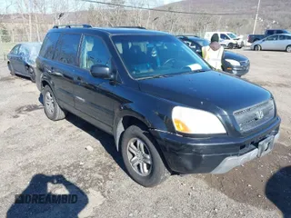 2005 Honda Pilot EX-L with VIN 5FNYF18535B054313, listed as a IAAI auction lot 41929034 with 254,434 mi miles. Bid and sale history available at carsss.com. Image 1.