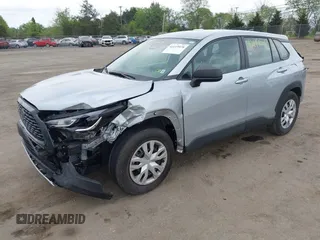 2023 Toyota Corolla Cross L with VIN 7MUAAABG4PV063424, listed as a IAAI auction lot 42119578 with 14,743 mi miles and . Bid and sale history available at DreamBid. Image 2.