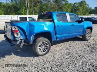 2022 Chevrolet Colorado 2WD Work Truck with VIN 1GCGSBEN9N1108434, listed as a Copart auction lot 52827165 with 77,428 mi miles and Salvage title. Bid and sale history available at DreamBid. Image 3.