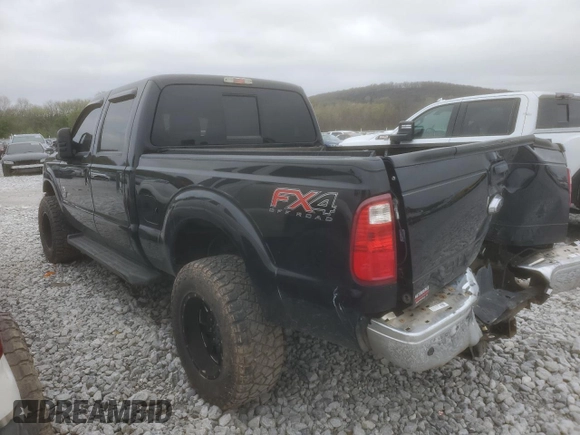 2016 Ford F-350 Platinum with VIN 1FT8W3BT7GEA41183, listed as a Copart auction lot 50592115 with 152,517 mi miles and Salvage Title. Bid and sale history available at DreamBid. Image 2.
