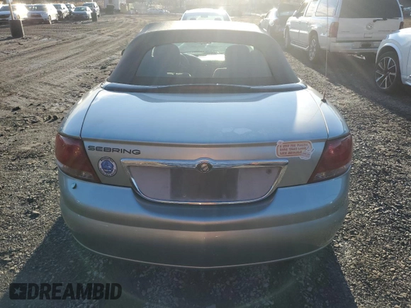 2006 Chrysler Sebring with VIN 1C3EL45X76N222142, listed as a Copart auction lot 49542995 with 149,235 mi miles and Salvage Title. Bid and sale history available at DreamBid. Image 6.