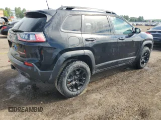 2022 Jeep Cherokee Trailhawk with VIN 1C4PJMBX3ND555098, listed as a Copart auction lot 58559374 with 0 mi miles and Salvage Title. Bid and sale history available at carsss.com. Image 3.