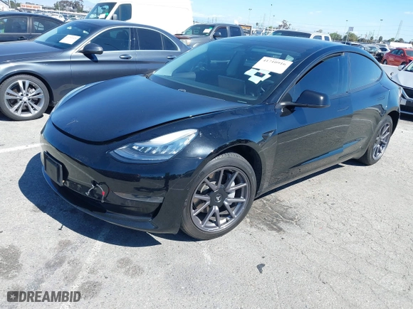 2019 Tesla Model 3 Mid Range with VIN 5YJ3E1EA5KF306816, listed as a IAAI auction lot 41710916 with 76,222 mi miles. Bid and sale history available at carsss.com. Image 19.