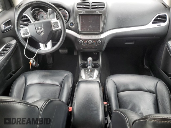 2013 Dodge Journey Crew with VIN 3C4PDCDG9DT537552, listed as a Copart auction lot 58126615 with 96,884 mi miles and Salvage title. Bid and sale history available at DreamBid. Image 8.