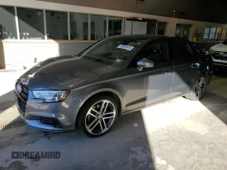 2020 Audi A3 Sedan Premium with VIN WAUAUGFF7LA091857, listed as a Copart auction lot 45020514 with 21,361 mi miles. Bid and sale history available at carsss.com. Image 1.