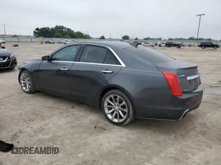 2017 Cadillac CTS Luxury AWD with VIN 1G6AX5SX1H0154089, listed as a Copart auction lot 54744095 with 90,851 mi miles and Salvage title. Bid and sale history available at DreamBid. Image 2.