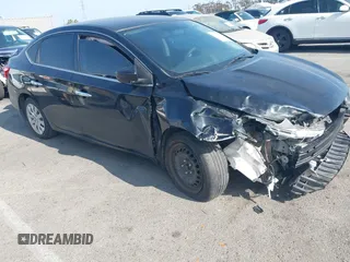 2017 Nissan Sentra SV with VIN 3N1AB7AP2HY335185, listed as a IAAI auction lot 42158185 with 41,043 mi miles and . Bid and sale history available at carsss.com. Image 1.