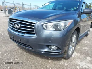 2013 Infiniti JX35 with VIN 5N1AL0MM5DC341869, listed as a IAAI auction lot 41921935 with 126,897 mi miles and . Bid and sale history available at DreamBid. Image 6.