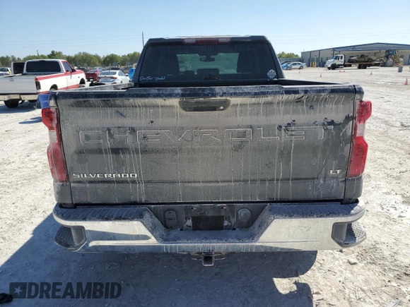 2020 Chevrolet Silverado 1500 LT with VIN 1GCRYDED6LZ113552, listed as a Copart auction lot 48666605 with 77,651 mi miles and Salvage Title. Bid and sale history available at carsss.com. Image 6.