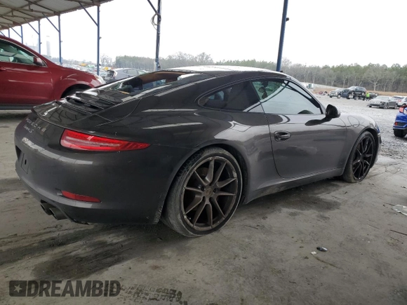 2013 Porsche 911 Carrera S with VIN WP0AB2A93DS120408, listed as a Copart auction lot 45740335 with 65,608 mi miles and Salvage Title. Bid and sale history available at carsss.com. Image 3.