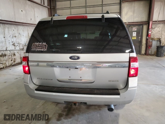 2017 Ford Expedition Max Platinum z VIN 1FMJK1MT8HEA37770, wystawiony jako Copart lot #52758495 z przebiegiem 252 859 mil mil oraz Szkoda całkowita • Salvage title. Historia ofert i sprzedaży dostępna na DreamBid. Obrazek 6.