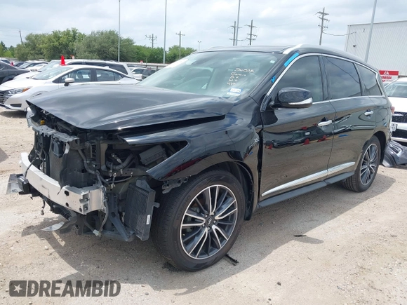 2020 Infiniti QX60 Pure with VIN 5N1DL0MM3LC524411, listed as a IAAI auction lot 42292734 with 51,221 mi miles and . Bid and sale history available at DreamBid. Image 18.