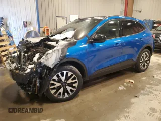 2020 Ford Escape SE Sport Hybrid with VIN 1FMCU9BZ3LUC25359, listed as a Copart auction lot 47281765 with Not Provided miles and Salvage Title. Bid and sale history available at carsss.com. Image 1.