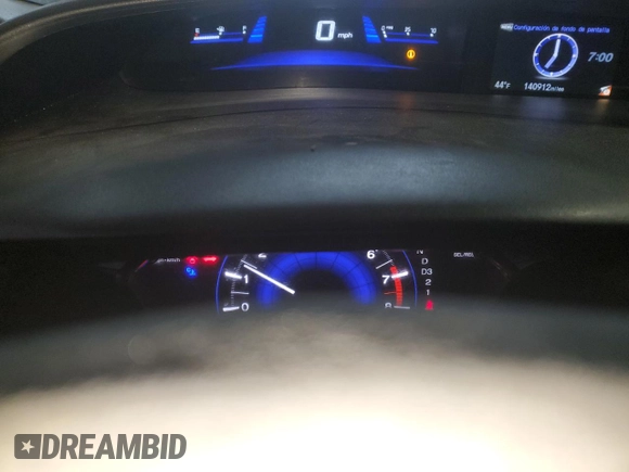 2013 Honda Civic EX with VIN 19XFB2F81DE201772, listed as a Copart auction lot 51998265 with 140,912 mi miles and Salvage Title. Bid and sale history available at DreamBid. Image 9.