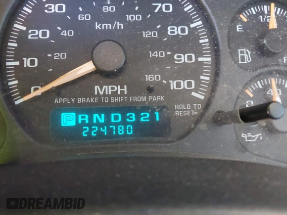 2001 Chevrolet Tahoe LT with VIN 1GNEK13T21R104604, listed as a IAAI auction lot 42663789 with 224,780 mi miles and . Bid and sale history available at DreamBid. Image 7.