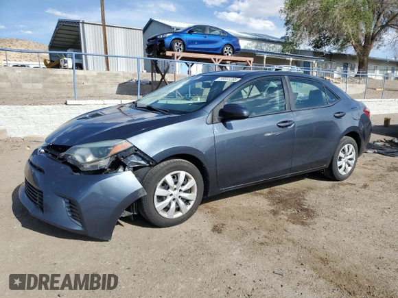 2016 Toyota Corolla L z VIN 2T1BURHEXGC570962, wystawiony jako Copart lot #56691285 z przebiegiem 103 872 mil mil oraz Szkoda całkowita • Salvage title. Historia ofert i sprzedaży dostępna na DreamBid. Obrazek 1.