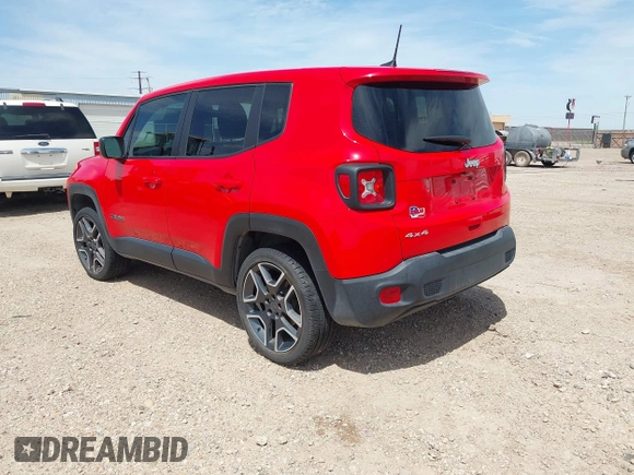 2021 Jeep Renegade Upland with VIN ZACNJDAB4MPM26829, listed as a IAAI auction lot 42261361 with 16,417 mi miles and . Bid and sale history available at DreamBid. Image 3.