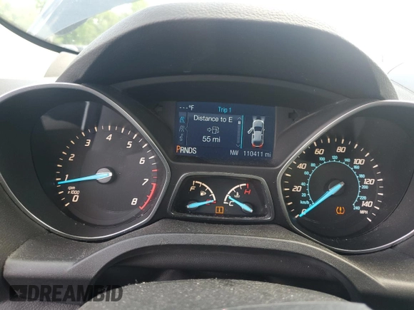 2015 Ford Escape S with VIN 1FMCU0F77FUA59064, listed as a Copart auction lot 56208115 with 110,411 mi miles and Clean Title. Bid and sale history available at DreamBid. Image 9.