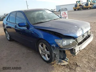 2001 Lexus IS 300 with VIN JTHBD182210029346, listed as a IAAI auction lot 42067420 with 216,031 mi miles. Bid and sale history available at carsss.com. Image 1.