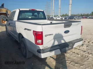 2015 Ford F-150 XL with VIN 1FTEX1CP9FFC31176, listed as a IAAI auction lot 41949354 with 130,118 mi miles. Bid and sale history available at carsss.com. Image 3.