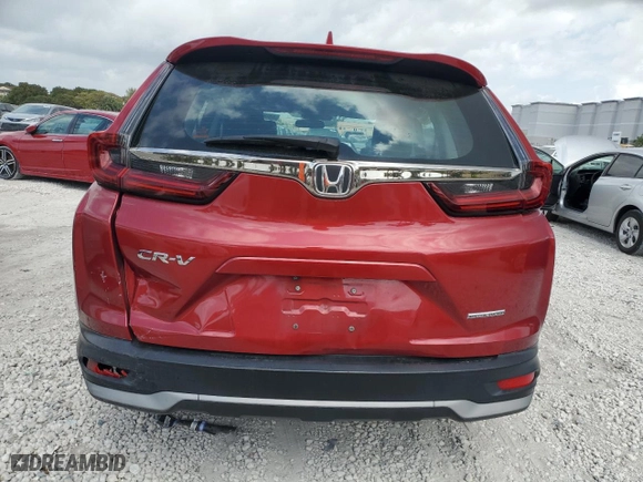 2021 Honda CR-V Special Edition with VIN 7FARW1H71ME017110, listed as a Copart auction lot 48001245 with 39,605 mi miles and Salvage Title. Bid and sale history available at carsss.com. Image 6.