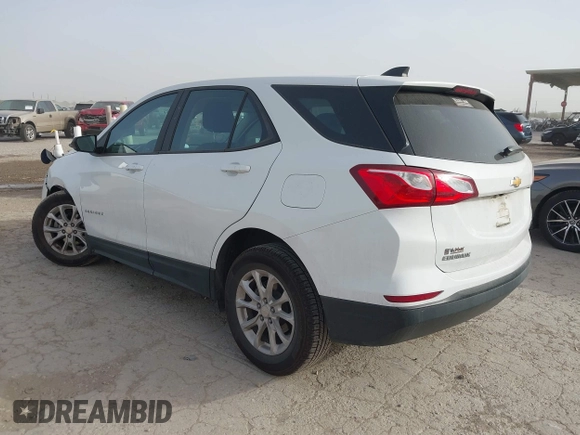 2020 Chevrolet Equinox LS with VIN 3GNAXHEV0LS591907, listed as a IAAI auction lot 41834530 with 81,093 mi miles and . Bid and sale history available at DreamBid. Image 3.