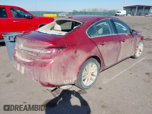2014 Buick Regal z VIN 2G4GK5EX3E9213223, wystawiony jako IAAI lot #41898287 z przebiegiem 154 487 mil mil oraz . Historia ofert i sprzedaży dostępna na DreamBid. Obrazek 4.