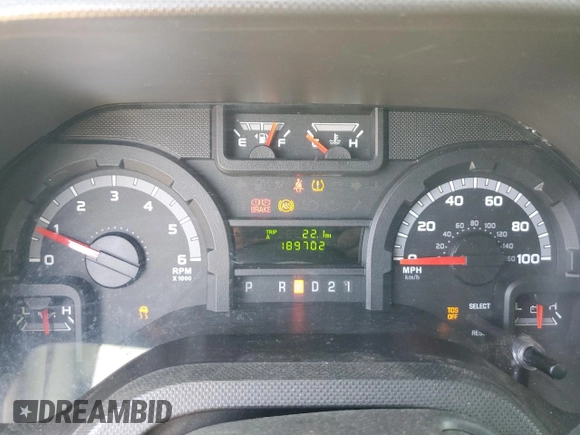 2012 Ford Econoline Passenger XL with VIN 1FBSS3BL0CDB35654, listed as a Copart auction lot 63065805 with 189,702 mi miles and Salvage title. Bid and sale history available at DreamBid. Image 9.
