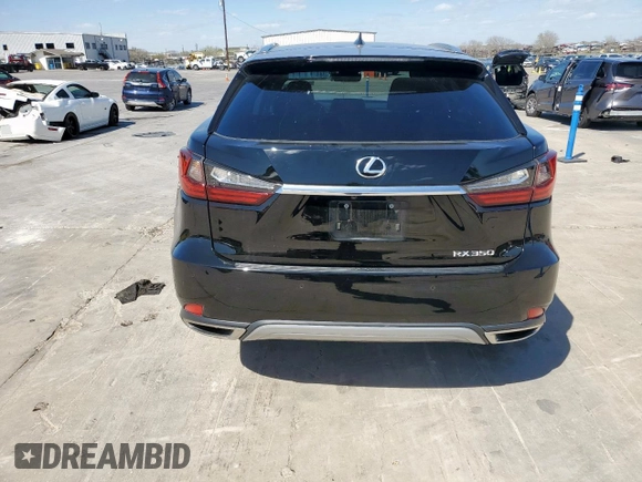 2020 Lexus RX with VIN 2T2HZMAA8LC156865, listed as a Copart auction lot 49780955 with 20,729 mi miles and Salvage Title. Bid and sale history available at carsss.com. Image 6.