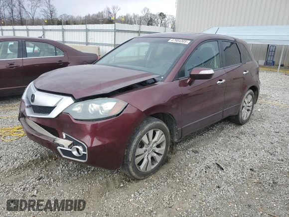 2010 Acura RDX Tech Pkg with VIN 5J8TB1H52AA004206, listed as a Copart auction lot 47984305 with 159,134 mi miles and Salvage Title. Bid and sale history available at carsss.com. Image 1.
