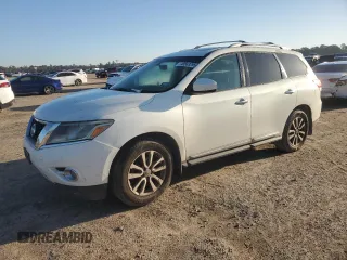 2014 Nissan Pathfinder S with VIN 5N1AR2MN4EC699498, listed as a Copart auction lot 48563295 with 164,183 mi miles and Clean Title. Bid and sale history available at carsss.com. Image 1.